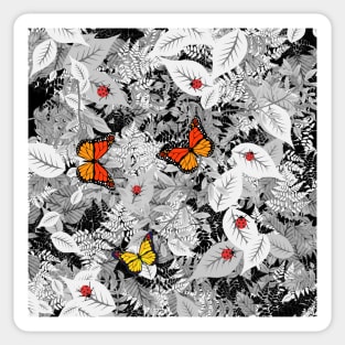 Bugs and foliage Sticker